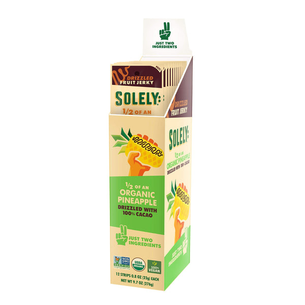SOLELY PINAPPLE JERKY 12/0.8OZ