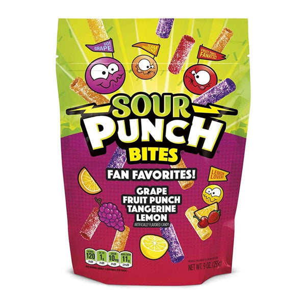 SOUR PUNCH 12/5OZ BITES FAN FAVORITES