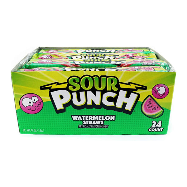 SOUR PUNCH 24/2OZ WATERMELON