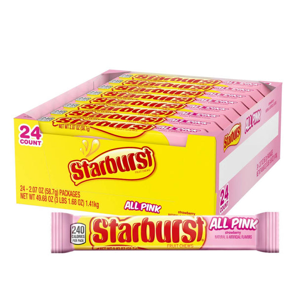 STARBURST 24/2.07OZ ALL PINK