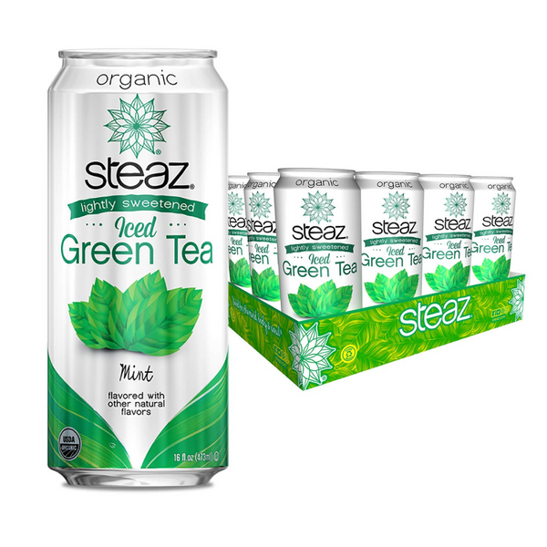 STEAZ TEA MINT 12/16OZ