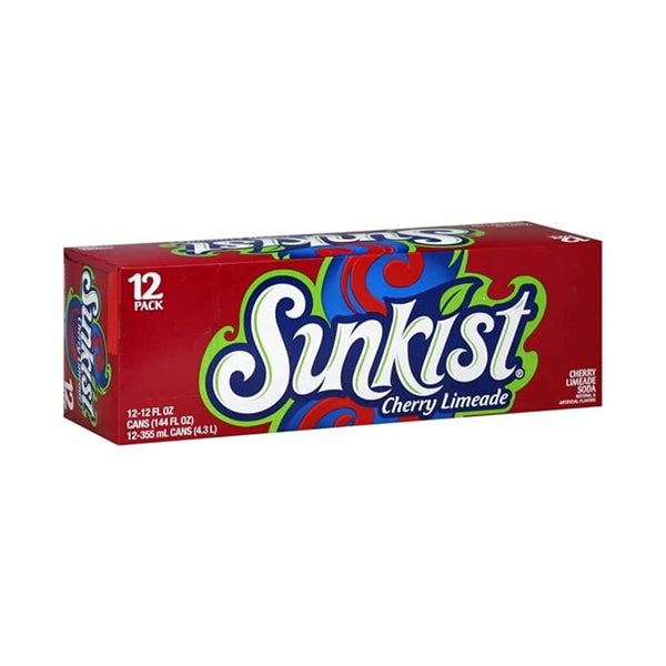 SUNKIST 12/12OZ CHERRY LIMEADE CAN