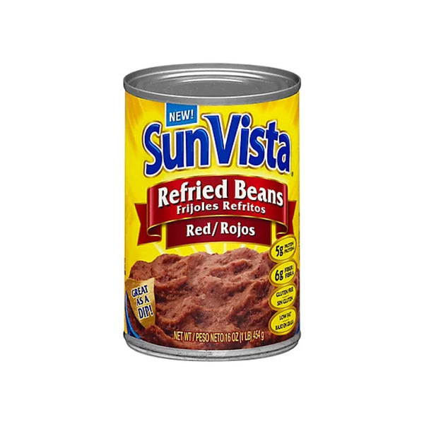 SUNVISTA REFRIED RED BEANS 12/16OZ