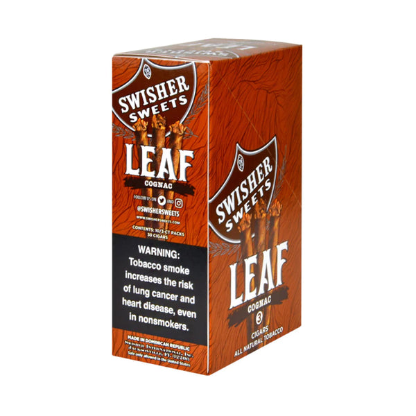 SWISHER LEAF 10/3CT $2.49 COGNAC