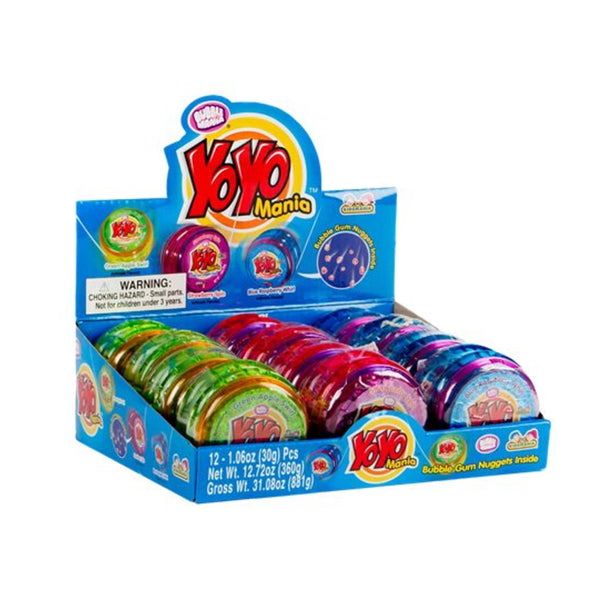 TOY CANDY  YOYO MANIA 12CT