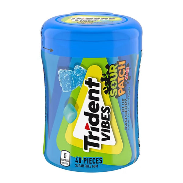 TRIDENT 6/40CT BLUE RASPBERRY