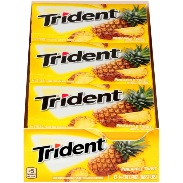 TRIDENT VALUE PK 12/14CT PINEAPPLE