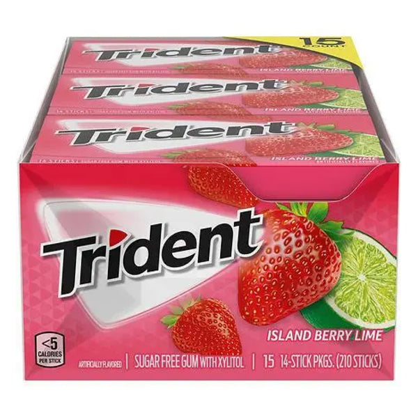 TRIDENT VALUE PK 15CT ISLAND BERRY