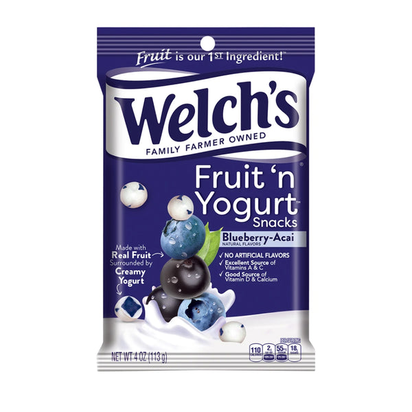 WELCHS FRUIT&YOGURT BLUEBERRY 12/4OZ