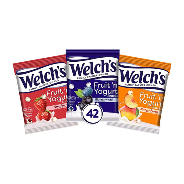 WELCH'S SNACK FRUIT YOUURT BAG 12/4OZ