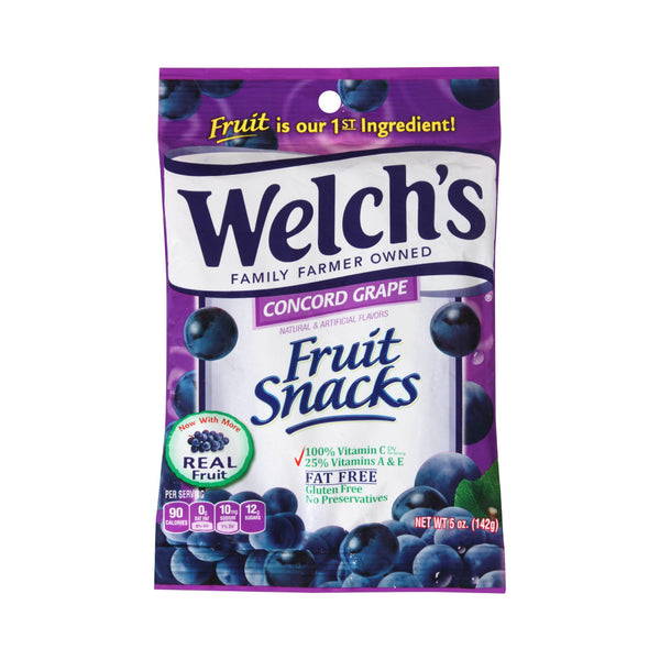 WELCH'S SNACK GRAPE BAG 12/5OZ