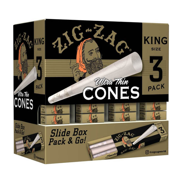 ZIG ZAG ULTRA THIN KING CONES 24/3CT