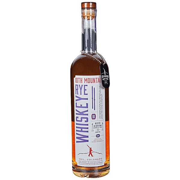 10TH MOUNTAIN WHISKEY RYE 750ML