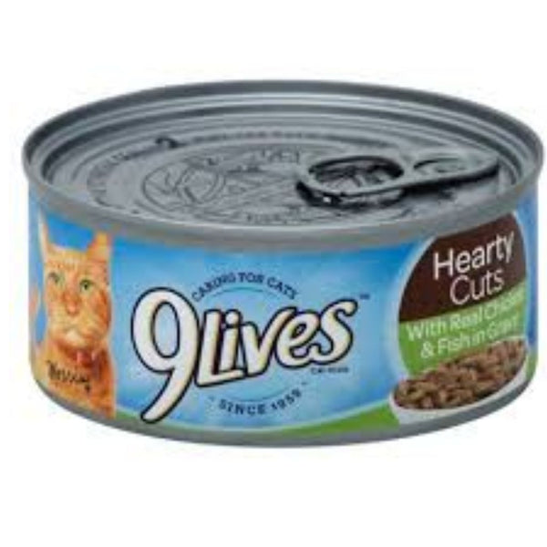 9 LIVES CAT FD 24/5.5OZ CHICK FISH GRAVY