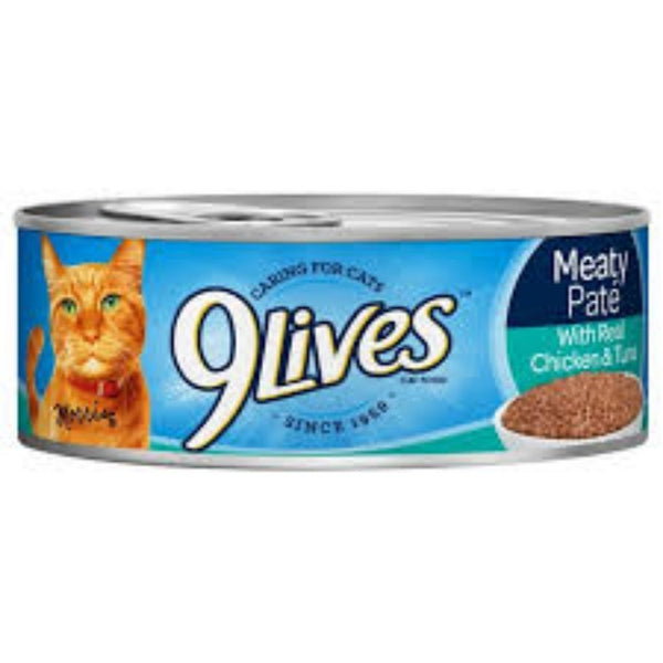 9 LIVES CAT FD 24/5.5OZ CHICKEN TUNA