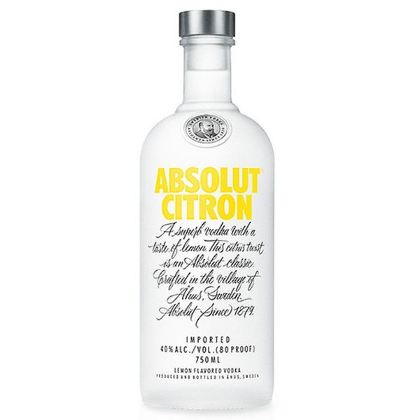 ABSOLUT VODKA CITRON 750ML