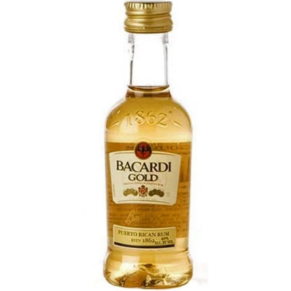 BACARDI 10/50ML RUM GOLD