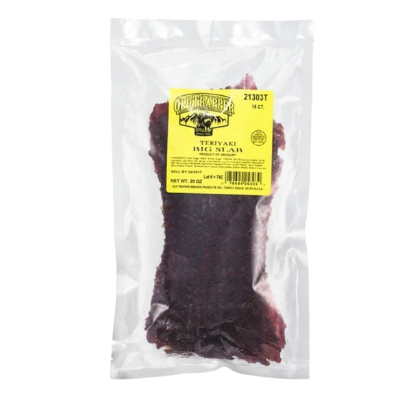 BEEF JERKY SLAB 15CT TERIYAKI