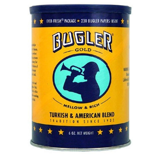 BUGLER 6OZ CAN GOLD CIG TOB