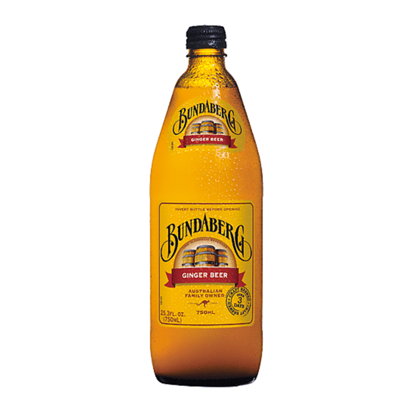 BUNDABERG GINGER BEER 12/750ML