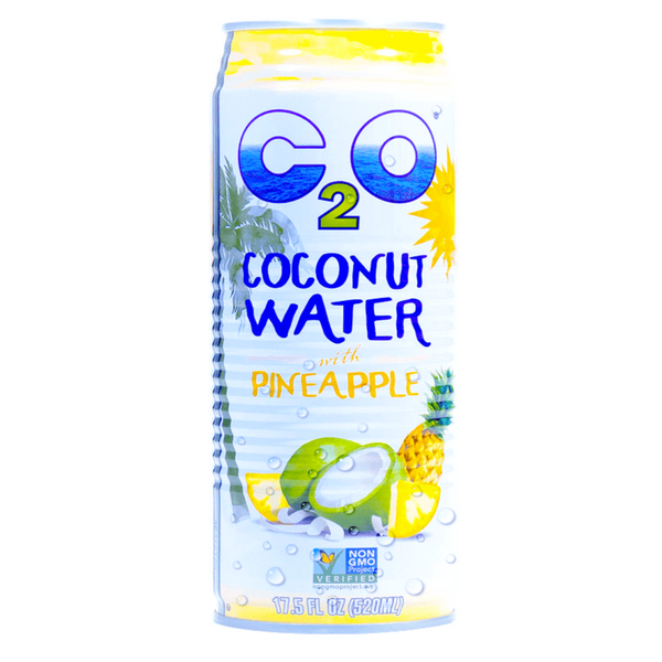 C2O COCONUT WATER PINEAPPLE 12/17.5OZ