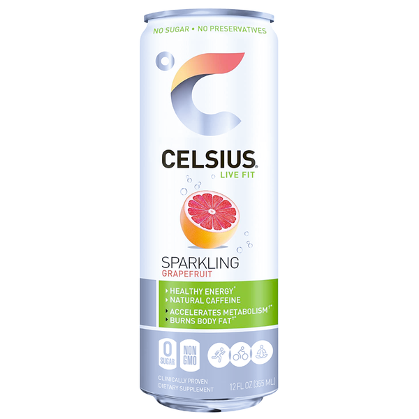 CELSIUS 12/12OZ GRAPEFRUIT