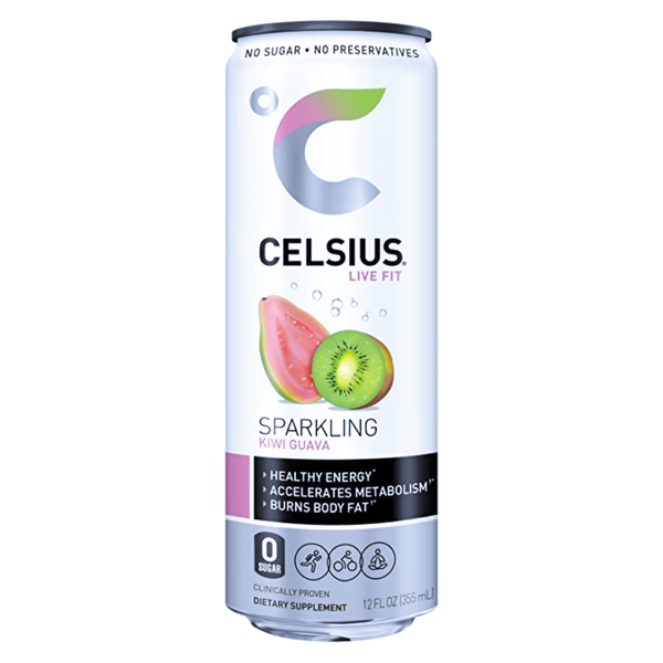 CELSIUS 12/12OZ KIWI GUAVA