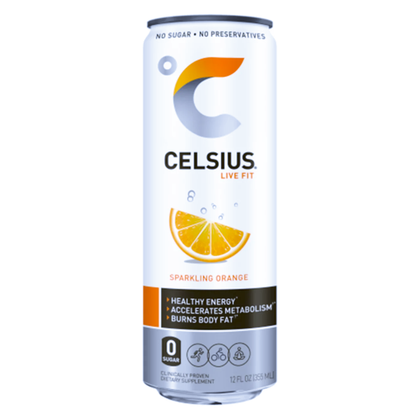 CELSIUS 12/12OZ ORANGE