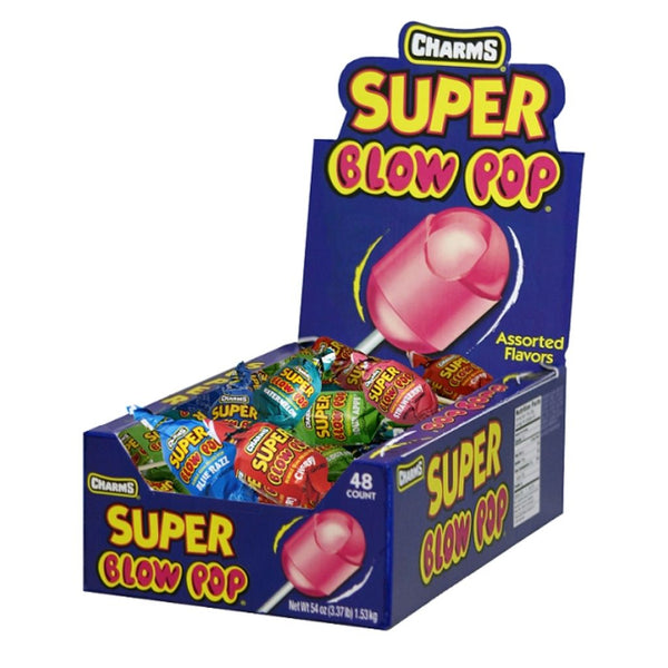 CHARMS 48CT  SUPER BLOW POPS