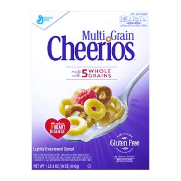 CHEERIOS MULTIGRAIN CEREAL 8/18OZ