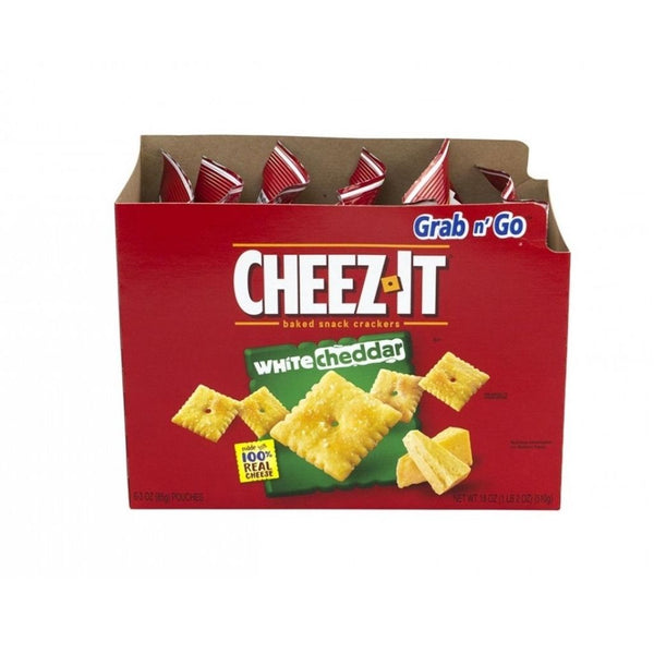 CHEEZ-IT GRAB N GO WHITE CHEDDAR 6/3OZ