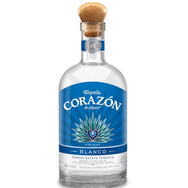 CORAZON TEQUILA BLANCO 750ML 80