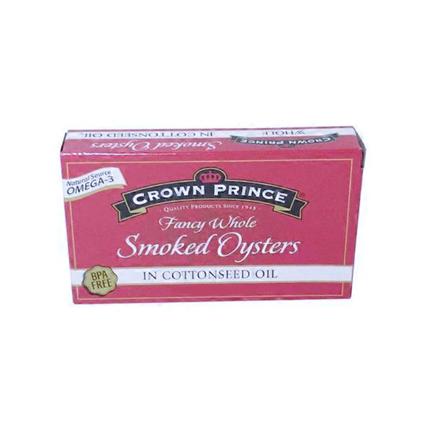 CROWN PRINCE SMOKED OYSTER 1/4OZ