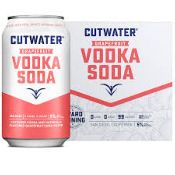 CUTWATER GRAPEFRUIT VODKA SODA 24/355ML C (6/4CT)