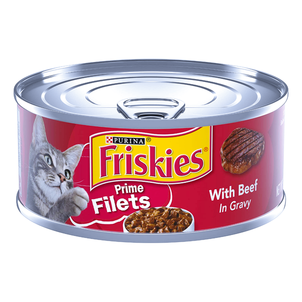 FRISKIES CAT FD BEEF GRAVY DINNER 24/5.5