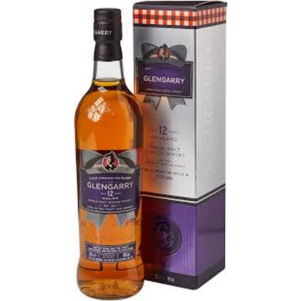 GLENGARRY 12 YEARS WHISKY 750ML