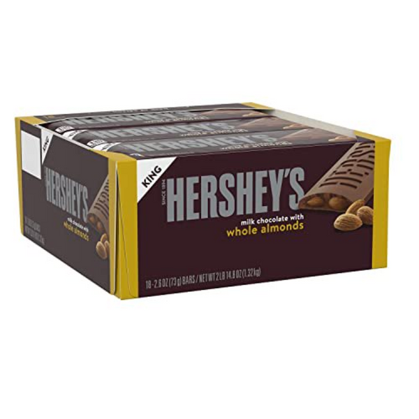 HERSHEY 18/2.6OZ ALMOND KING