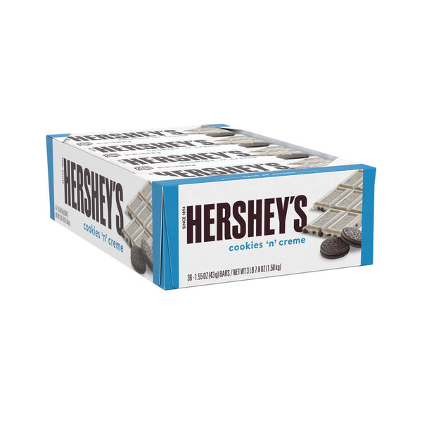 HERSHEY 36/1.5OZ COOKIES&CREAM