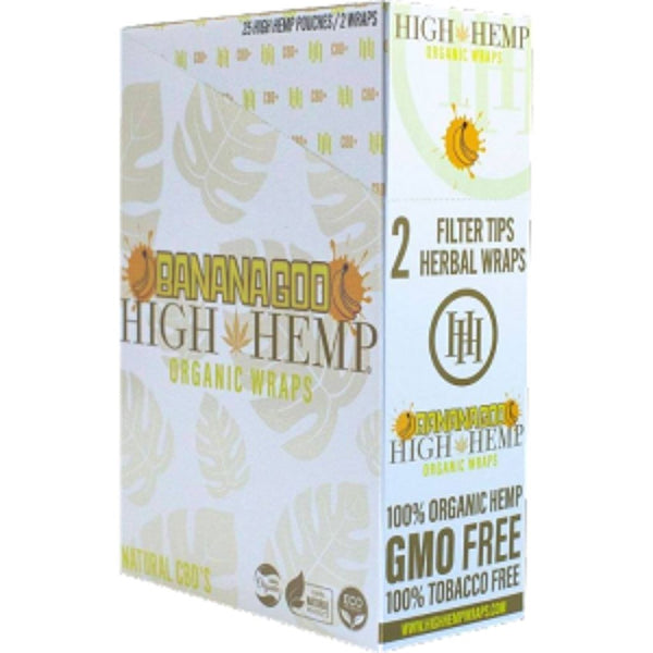 HIGH HEMP BANANA WRAP 25/2CT