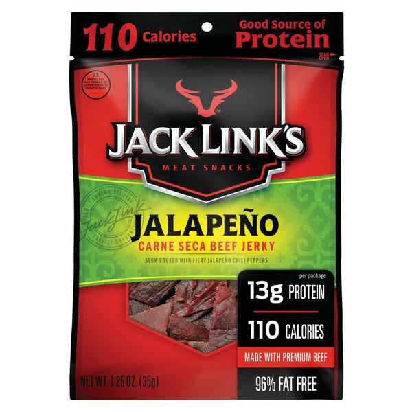 JACK LINK 10/1.25OZ JALAPENO BAG