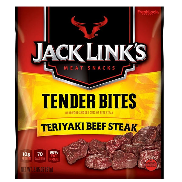 JACK LINK BAG TENDER TERIYAKI 2.85OZ