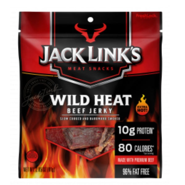 JACK LINK BAG CRACKED PEPPER GARLIC 3.25OZ