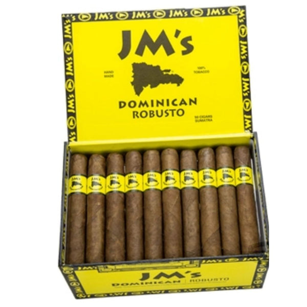 JM'S ROBUSTO SUMATRA CIGARS 50CT