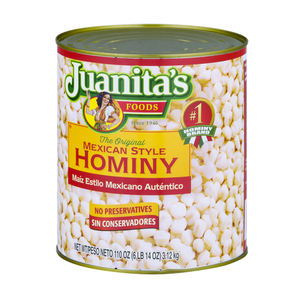 JUANITAS HOMINY 6/6LB