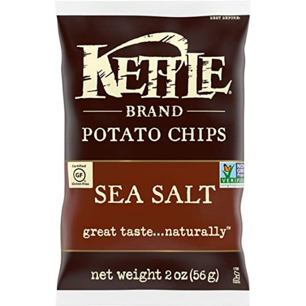 KETTLE CHIPS 6/2OZ SALTED