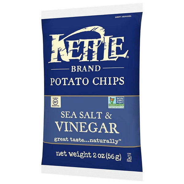 KETTLE CHIPS 6/2OZ SEA SALT & VINEGAR