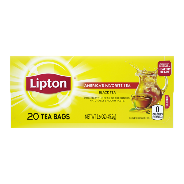 LIPTON TEA BAGS 20CT