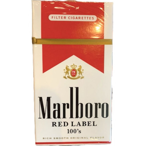 MARLBORO 100 RED LABEL BX