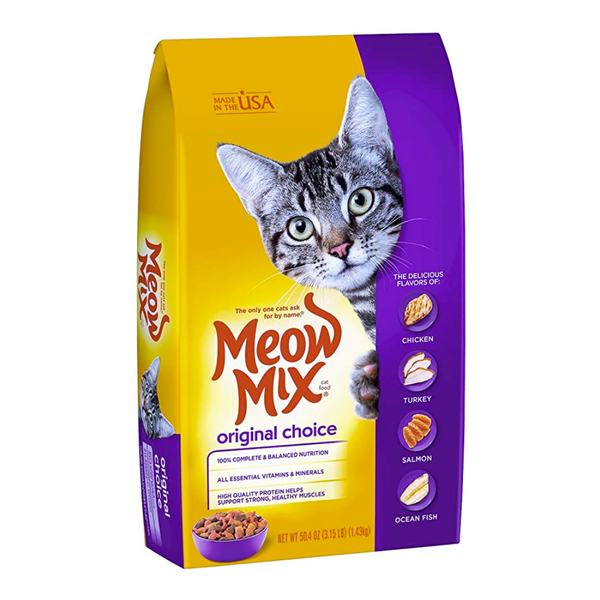 MEOW MIX CAT FOOD ORIG 4/3.15LB