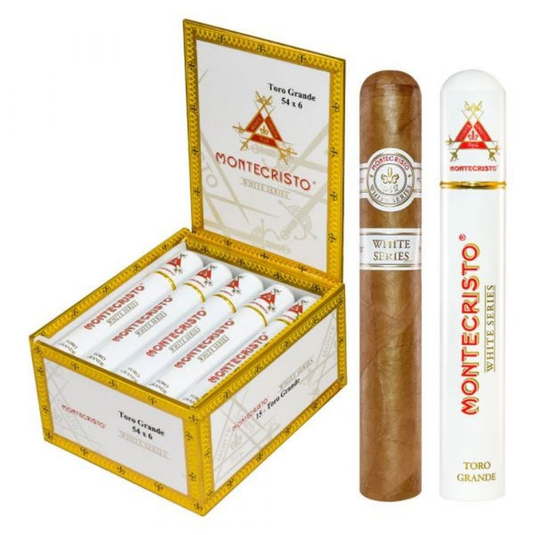 MONTECRISTO WHITE TORO 27CT 54X6